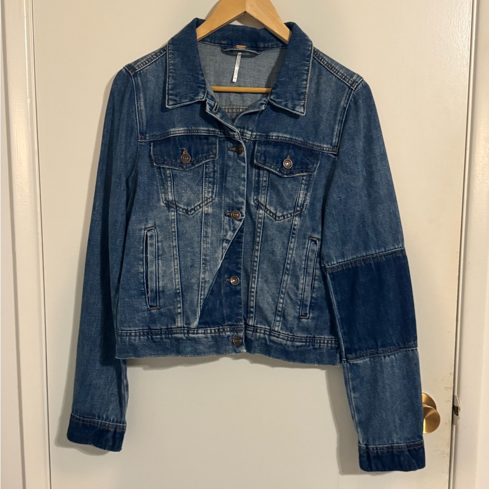 Free People Indigo Denim Jacket